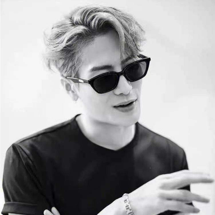 Kính mắt y2k đen BEAR18 phong cách cá tính dành cho nam và nữ