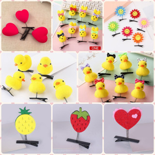 😍qian😍 kẹp tóc hình chú vịt vàng nhỏ xinh xắn dễ thương