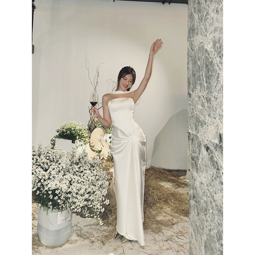 [LUASTUDIOS] Đầm dạ hội - váy lụa dự tiệc - váy lụa dạ hội