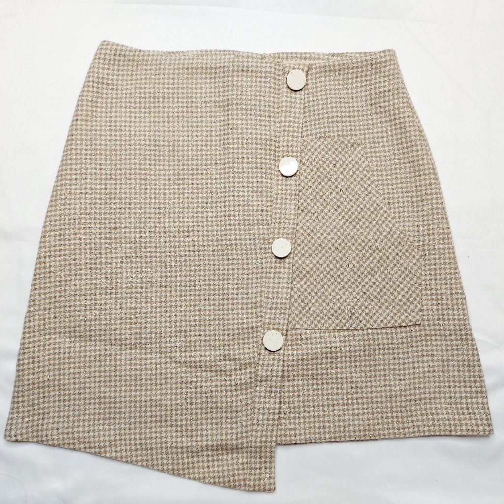 Chân váy dạ tweed (new tag) - inlife - peri.2hand