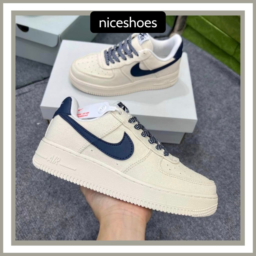 Giày Nike_Canvas AF1, Giày Nike_Air Force 1 Nam Nữ Phong Cách Thể Thao Bản Đẹp Full Box Bản Chuẩn 1:1 - NICESHOE