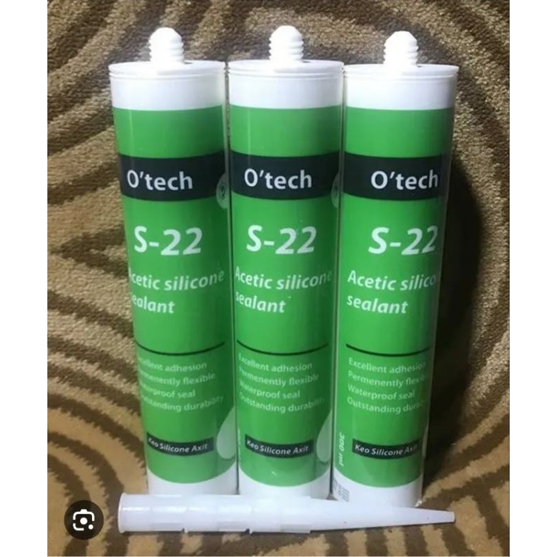 Keo silicone S22 O'tech (trắng trong+trắng sữa)