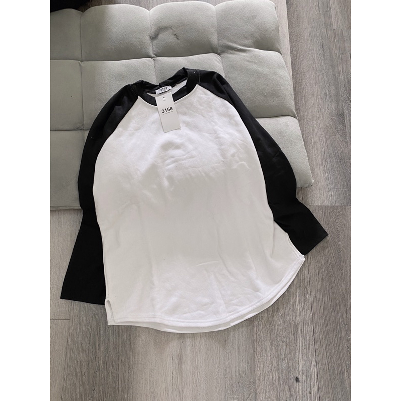 Áo Thun Tay Dài Thu Đông Nam Nữ Unsiex Raglan Cotton Da Cá Basic