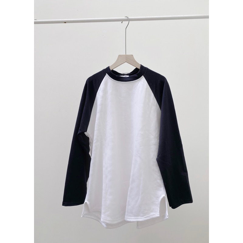 Áo Thun Tay Dài Thu Đông Nam Nữ Unsiex Raglan Cotton Da Cá Basic