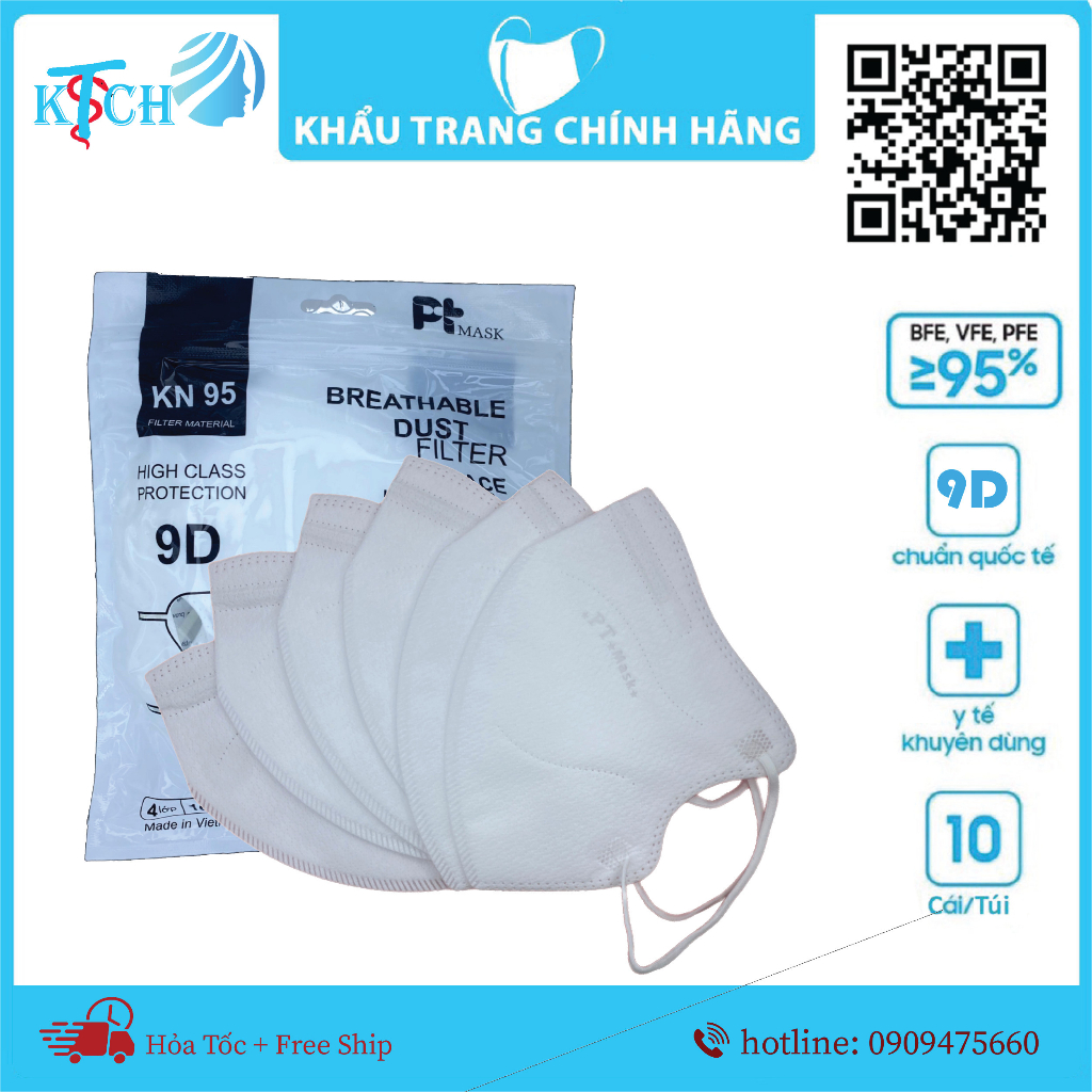 Khẩu Trang 9D Chuẩn Y Tế,Chống Nắng,Tia UV,Thiết Kế 5D Ôm Sát Khuôn Mặt 4 Lớp Không Gây Đau,Hàng Hottrend.