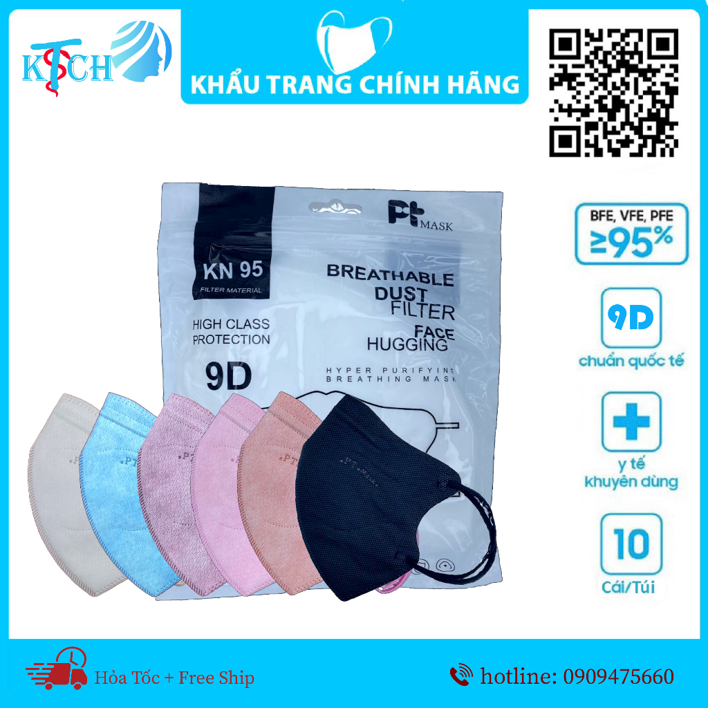 Khẩu Trang 9D Chuẩn Y Tế,Chống Nắng,Tia UV,Thiết Kế 5D Ôm Sát Khuôn Mặt 4 Lớp Không Gây Đau,Hàng Hottrend.