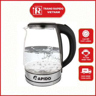 Ấm siêu tốc thủy tinh ferroli dung tích 1.8l
