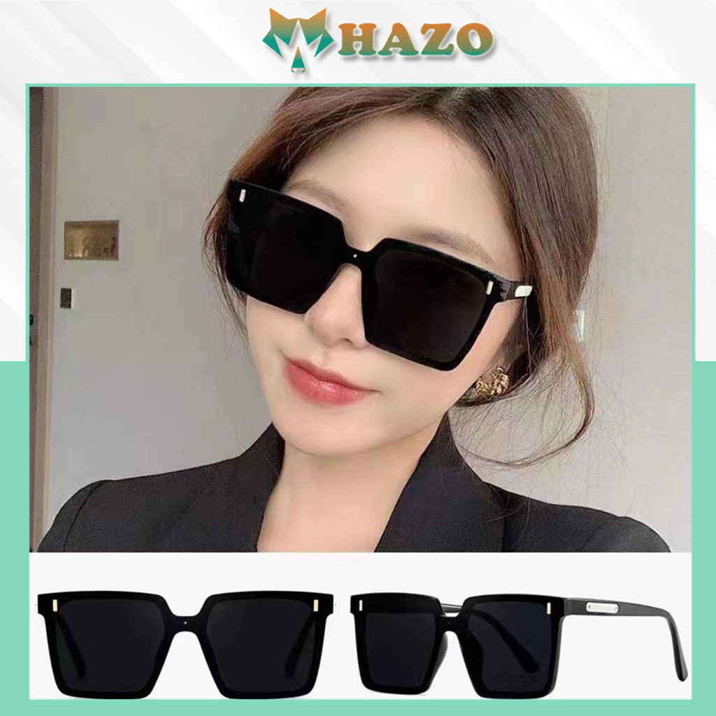 Mắt kính thời trang Form vuông Unisex Nam nữ chống UV K750 Cao cấp Hot trend