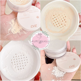 Phấn phủ kiềm dầu không màu dạng bột CVZ mỏng nhẹ mịn da, Phấn kiềm dầu dạng bột che phủ lỗ chân lông khóa chặt lớp nền