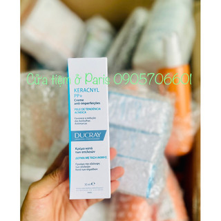 Kem dưỡng giảm mụn viêm, mờ thâm ducray keracnyl pp+ 30ml