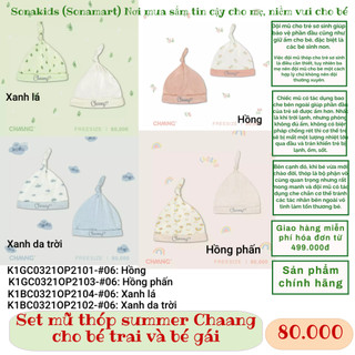 Set mũ Chaang cho bé trai và bé gái