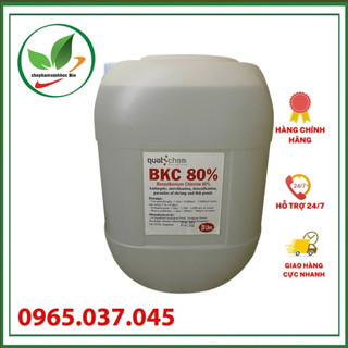 Bkc 80 tôm cá. xử lý nước ao nuôi, diệt tảo độc . can 20 lít