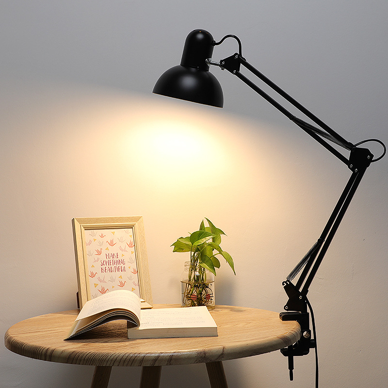 Đèn học để bàn chống cận My Home có khớp nối di chuyển linh hoạt tặng kèm bóng led trắng hoặc vàng DN025