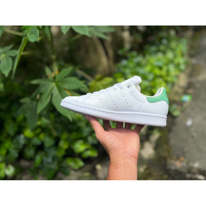 Giày thời trang nữ adidas Trắng xanh lá