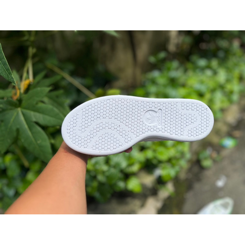 Giày thời trang nữ adidas Trắng xanh lá