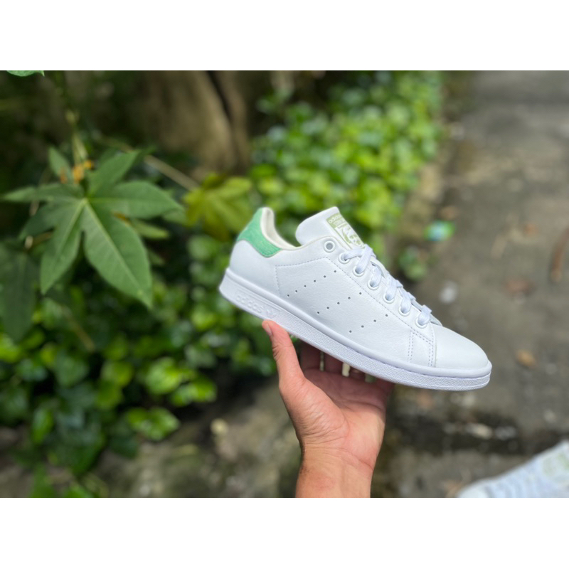 Giày thời trang nữ adidas Trắng xanh lá