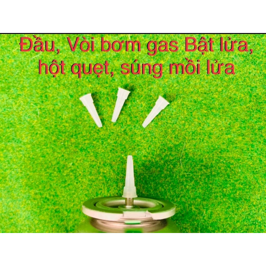 COMBO 5/10 Đầu bơm gas bật lửa, bơm gas hột quẹt, gas bơm bật lửa, đầu bơm gas cho bật lửa bằng bình gas mini du lịch