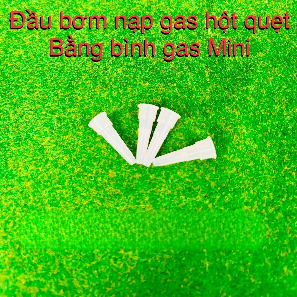 COMBO 5/10 Đầu bơm gas bật lửa, bơm gas hột quẹt, gas bơm bật lửa, đầu bơm gas cho bật lửa bằng bình gas mini du lịch