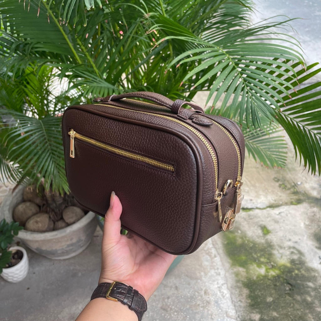 Túi Golf Cầm Tay Khoá Số Có Thêm Dây Đeo Chéo