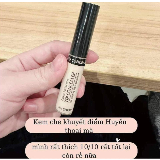 Kem Che Khuyết Điểm The Seam Cover Perfection Tip Concealer SPF28 PA++ 6.5g