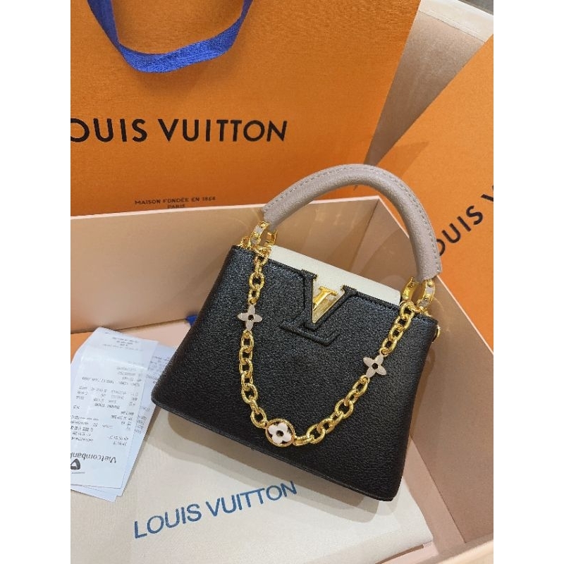 Túi xách nữcao cấp LV hàng super da bò kèm 2 quai thay đổi siêu siêu xinh