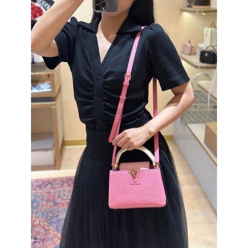 Túi xách nữcao cấp LV hàng super da bò kèm 2 quai thay đổi siêu siêu xinh