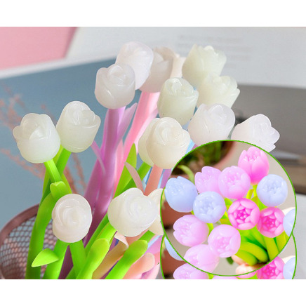 Bút hoa hồng đổi màu BDM9 bút cute bút dễ thương bút viết gel