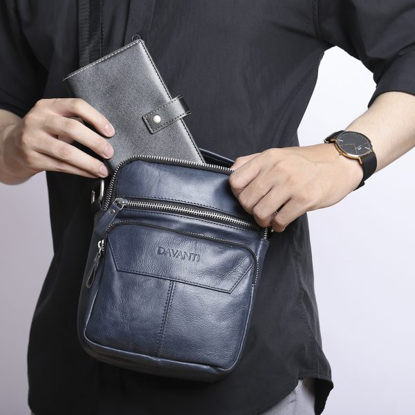 Túi Đeo Chéo Da Bò Thật Thời Trang Cao Cấp