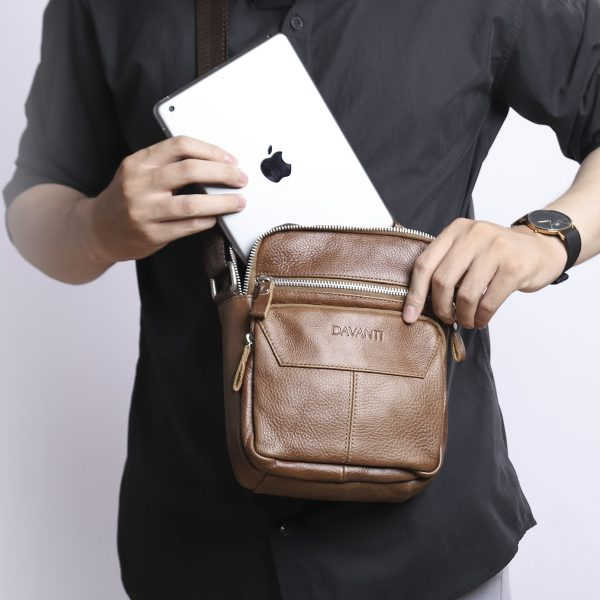 Túi Đeo Chéo Da Bò Thật Thời Trang Cao Cấp