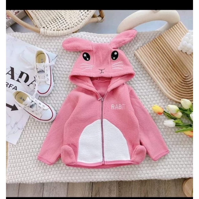 Áo khoát tai thú cho bé trai va gái có size từ 5 đến 12ki