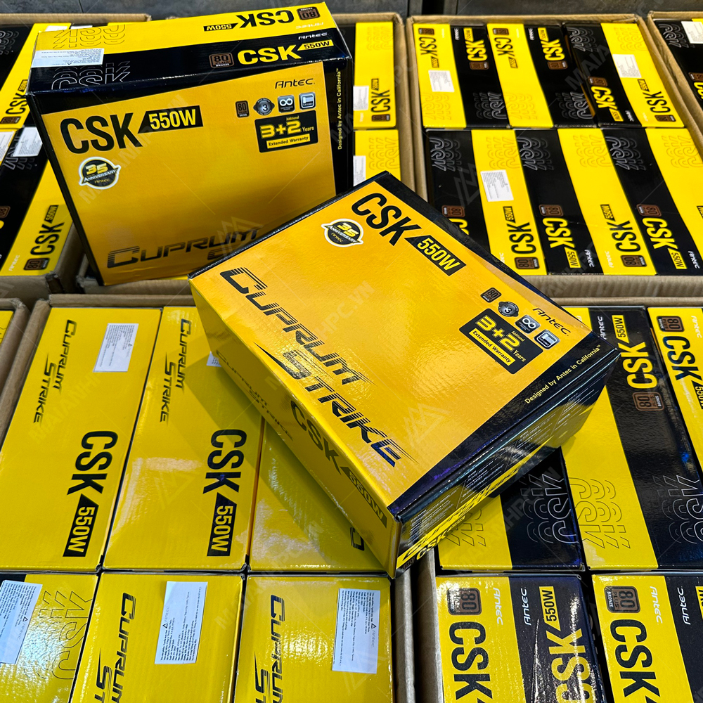 Nguồn máy tính Antec CSK550 550W 80 PLUS BRONZE  / Antec Meta V550 hàng chính hãng bảo hành 36 tháng