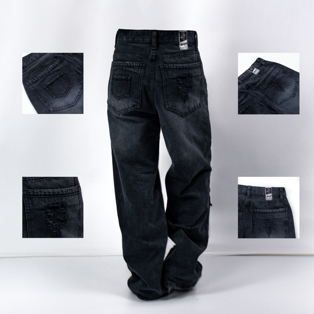 Quần Jean MiniPocket Ripped Graw