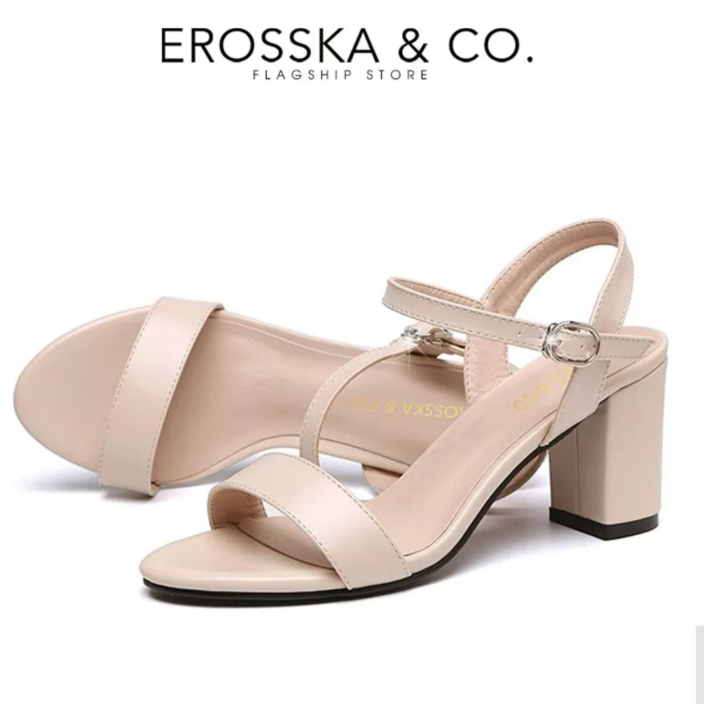 Erosska _ Giày sandal nữ thời trang Erosska gót vuông cao 7cm - EB066