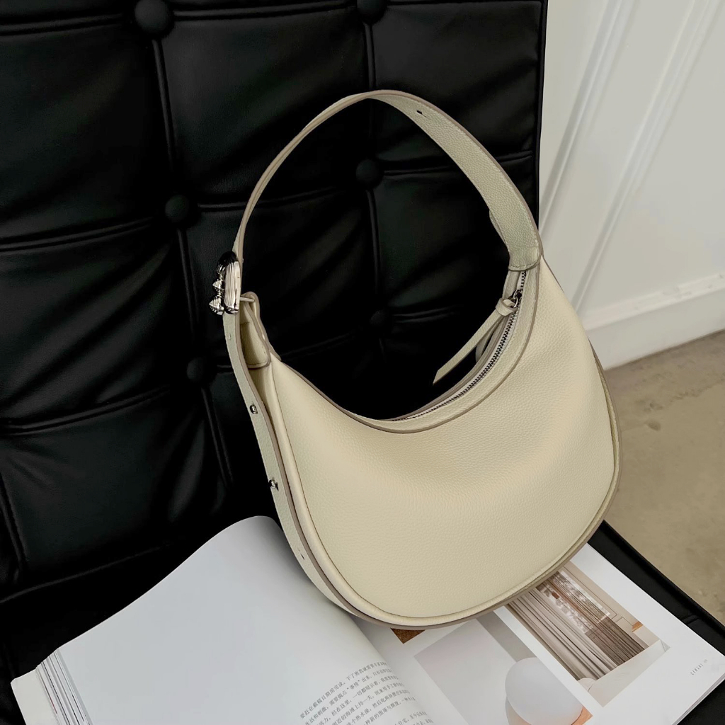 Túi đeo vai da thật khoá hợp kim - COLIX