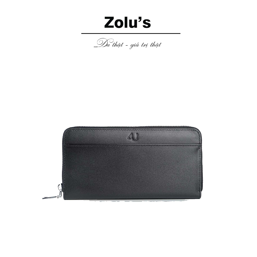 Ví Cầm Tay Da Bò Unisex