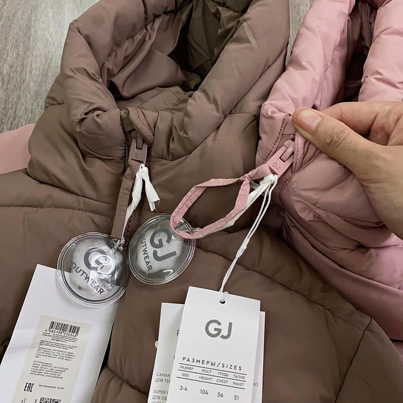 Áo phao GJ bé gái dư xịn 3-9y