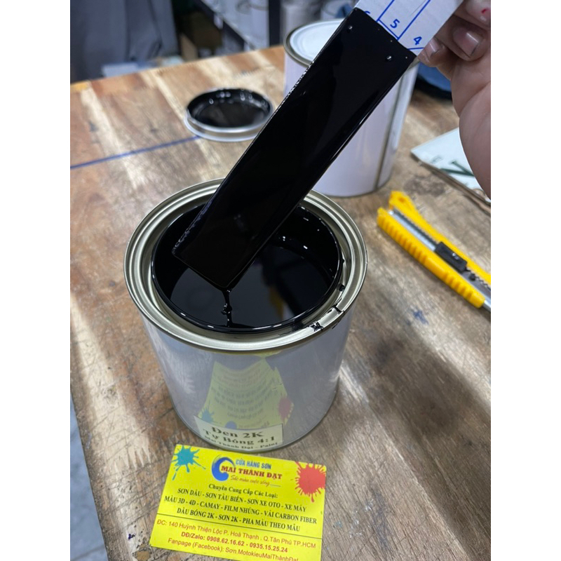 Màu Sơn 2K Tự Bóng Màu Cơ Bản   Chưa Bao Gồm Cứng