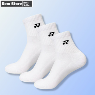 Tất cầu lông Yonex, vớ thể thao cầu lông Li-ing cotton có lớp xù bàn chân thấm hút mồ hôi.