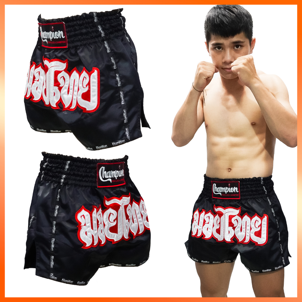 (Mẫu mới 2023) - Quần Muay Thái Champion - Võ Thuật Muay Thái - Muay Việt Nam