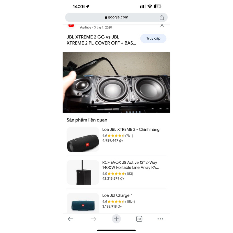 Củ Loa rời JBL 2.75 inch 4Ω 25w Bass cực tốt hàng thanh lý kho