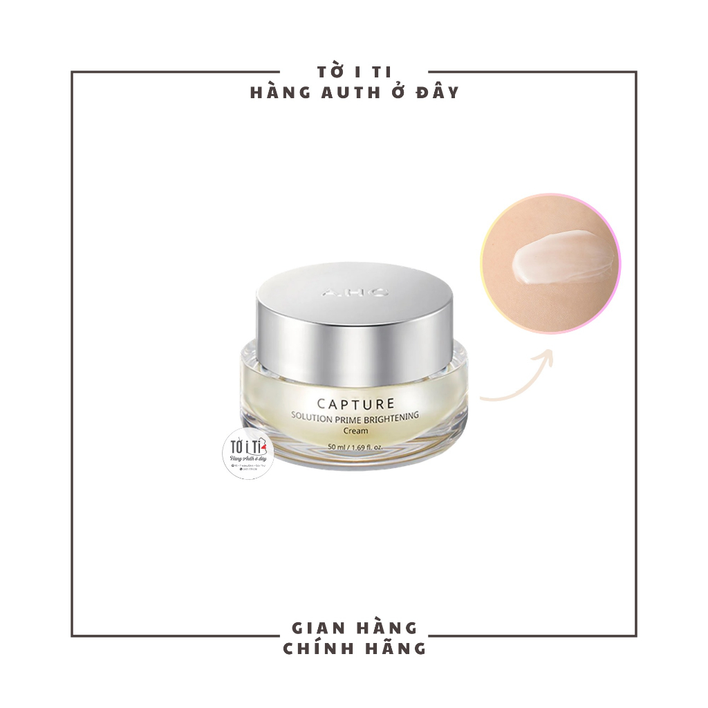 Kem dưỡng AHC Solution Prime Brightening Cream