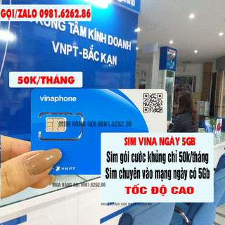 [SIM SIÊU KHỎE] Sim 4G Vinaphone Xem Phim,Chơi Game,Lên Mạng Thả Ga Ngày 5Gb Cả Năm Không Cần Nạp Thẻ