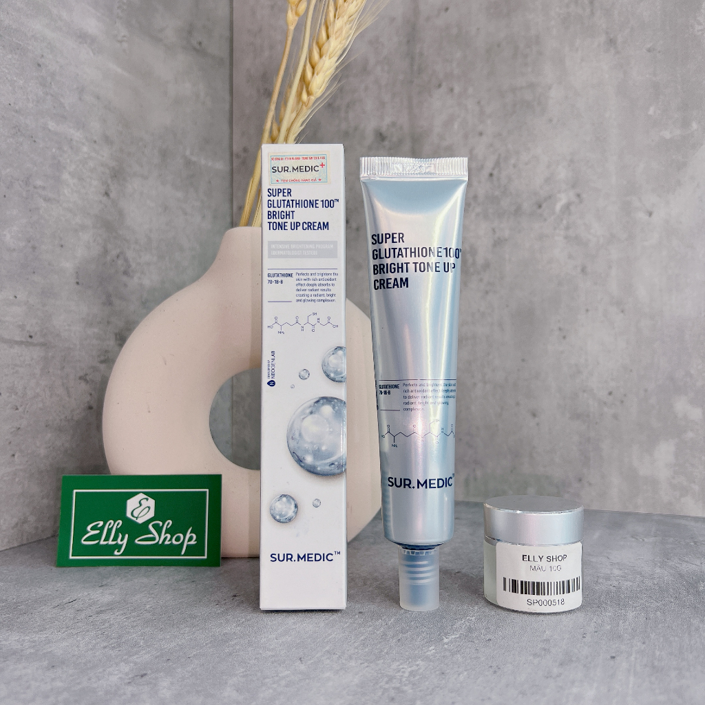 Kem Dưỡng Sur.Medic Super Glutathione 100 Bright Tone Up Cream - 40ml