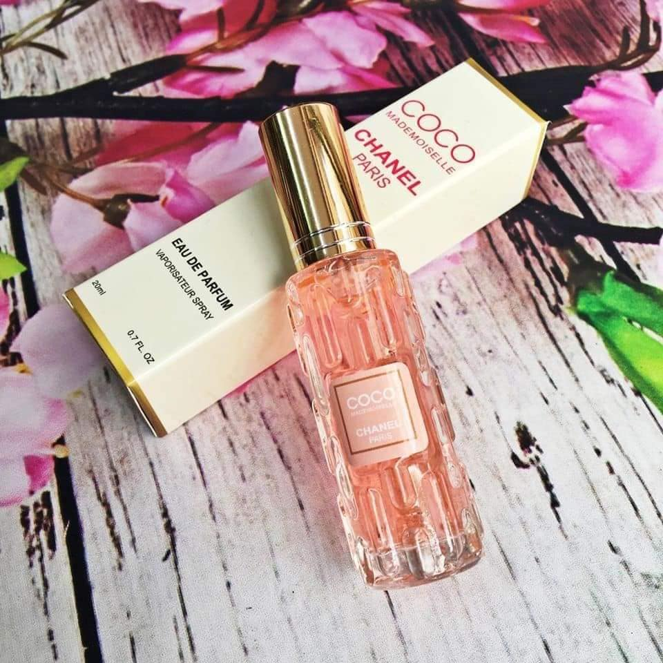 Nước hoa coco hồng mini nữ chai 20ml dạng xịt- mẫu 4d- Mùi coco hồng hương hoa nhẹ nhàng- Nuochoamini20ml