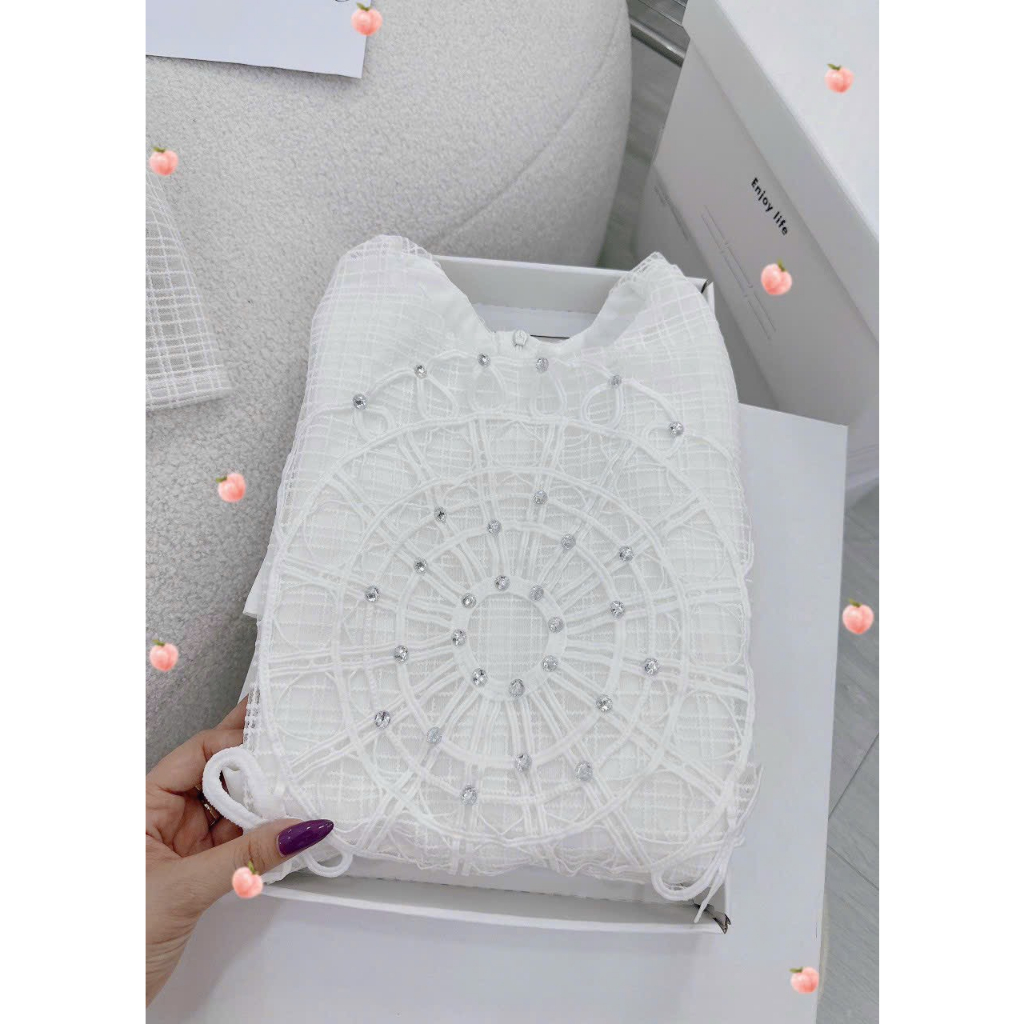 Đầm dự tiệc tafta phối ren đá thiết kế sang chảnh