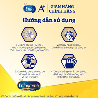 [date 2028] Sữa Enfagrow A+ 4 - Hộp Giấy 2,2kg, Lon thiếc 1,7kg - Dinh Dưỡng Phát Triển Trí Não & Chiều Cao