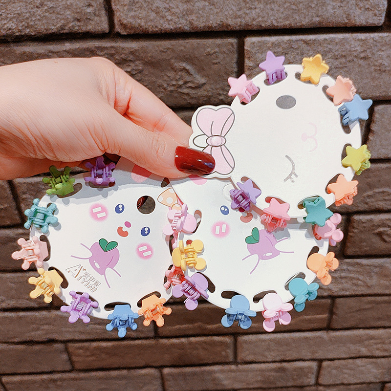 Set 10 Kẹp Tóc Mini  Xinh Xắn Dành Cho Bé Gái