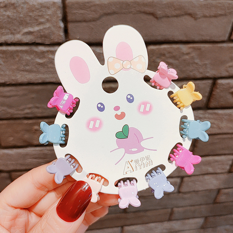 Set 10 Kẹp Tóc Mini  Xinh Xắn Dành Cho Bé Gái