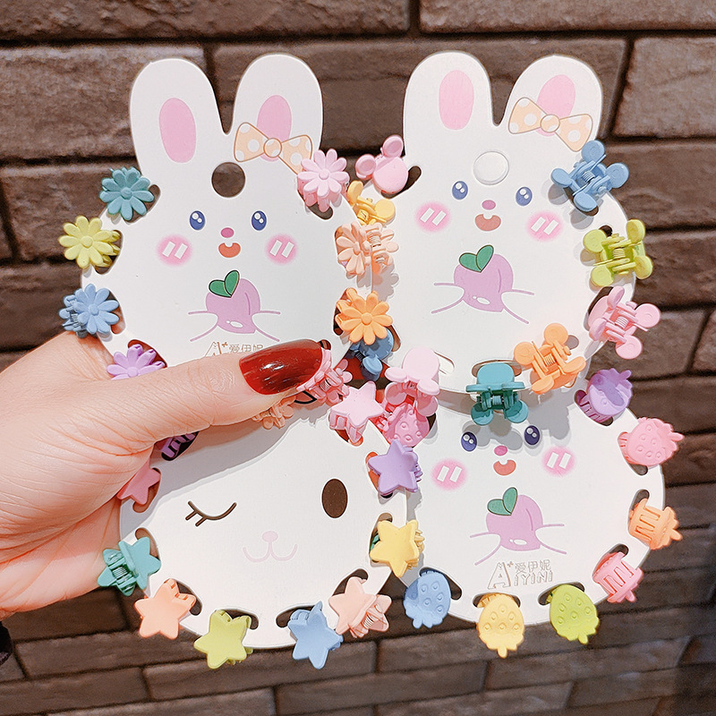 Set 10 Kẹp Tóc Mini  Xinh Xắn Dành Cho Bé Gái