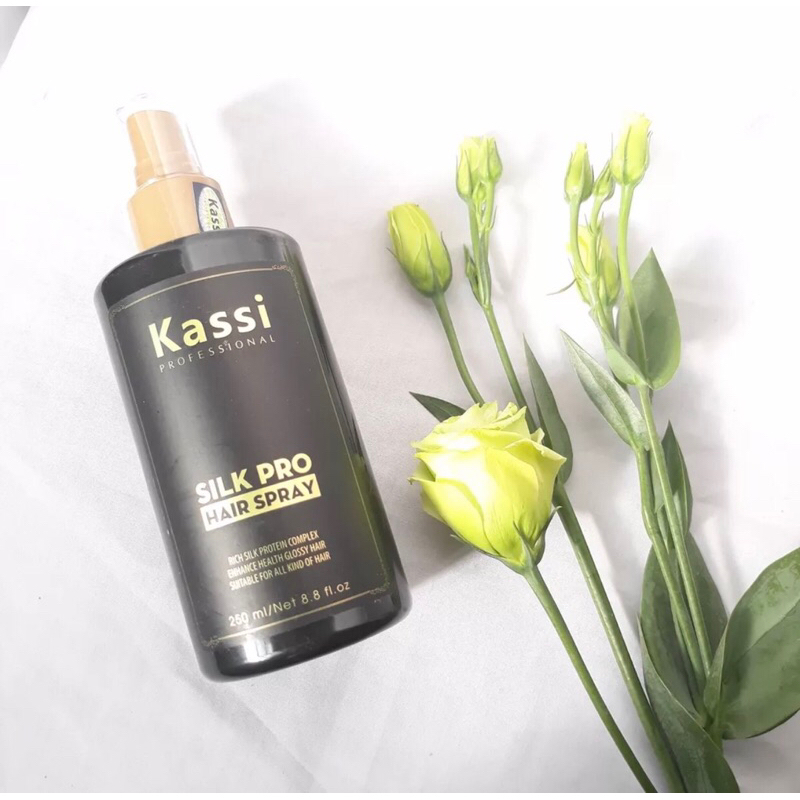 Xịt dưỡng tóc KASSI Silk Pro Hair Spray Hương Nước Hoa 250ml - CHÍNH HÃNG CÔNG TY